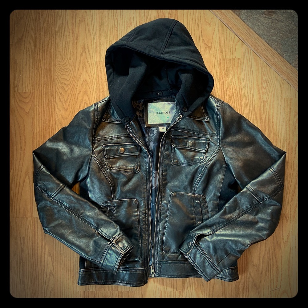 Faux Leather Jacket
